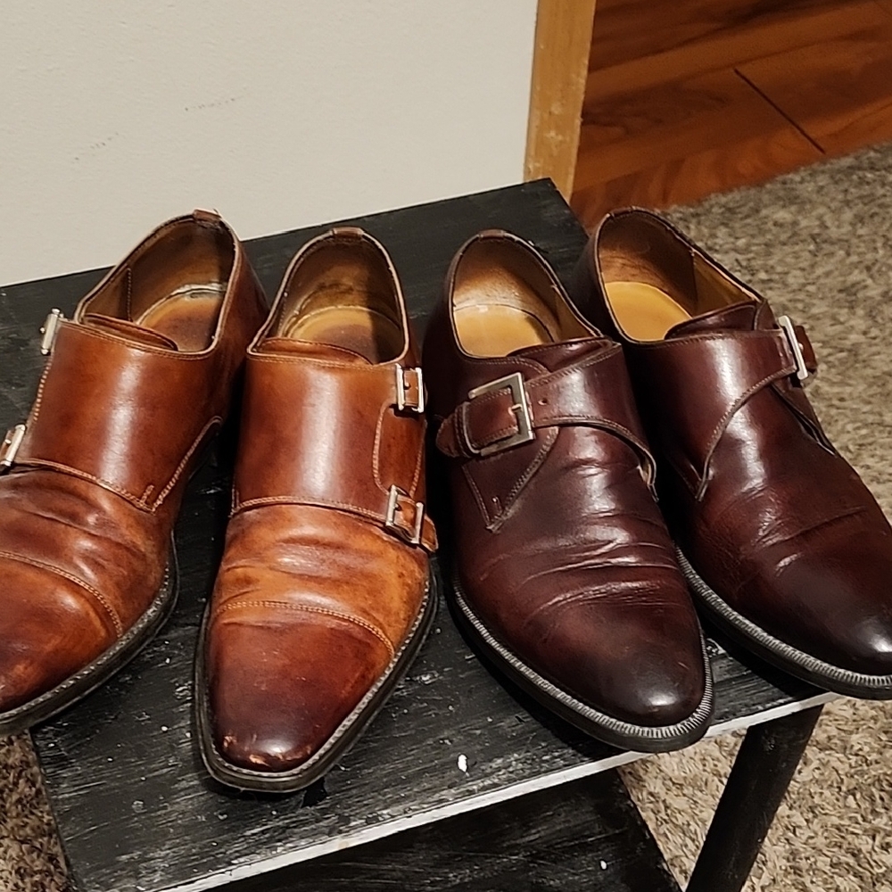 Men's Brown Leather Dress Shoes